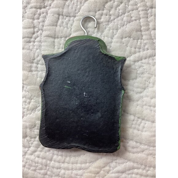 Giftcraft Green Plaid Mini Backpack & Vest Christmas Tree Ornament Set *NWT - Picture 5 of 5